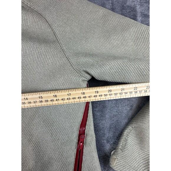 Merrell Womens Opti Shell Jacket Size Medium Kaki Brown Waterproof Fleece Lined - Picture 10 of 16
